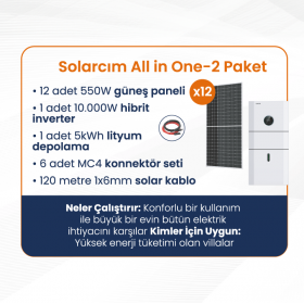 Solarcım All In One-2 Solar Paket